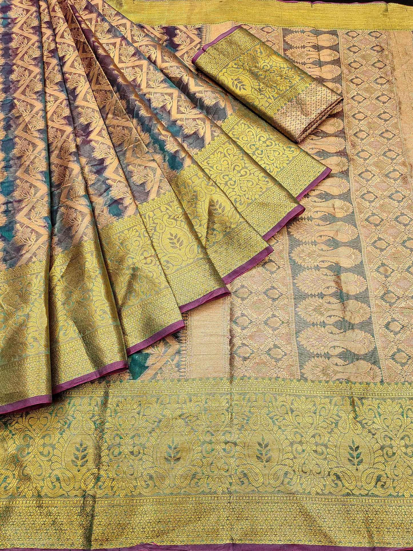 Pure Tissue Silk Organza Silk Saree – Bridal & Festive Collection